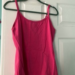 Raspberry tank top/camisole